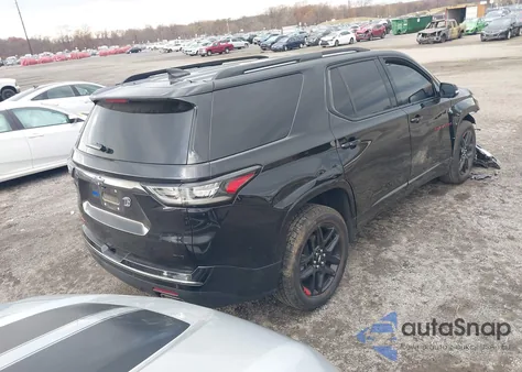 2020 Chevrolet Traverse Awd Premier из США, поврежденный, VIN 1GNEVKKW5LJ303429